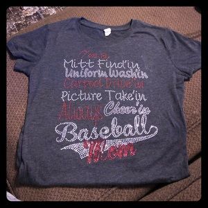 Baseball Mom T Shirt